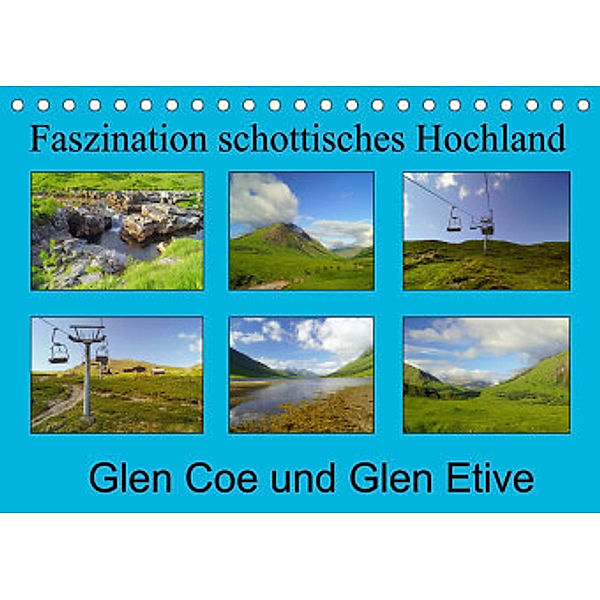 Faszination schottisches Hochland - Glen Coe und Glen Etive (Tischkalender 2022 DIN A5 quer), Babett Paul - Babett's Bildergalerie