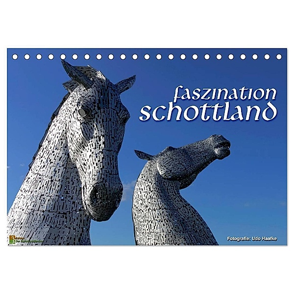 Faszination Schottland 2024 (Tischkalender 2024 DIN A5 quer), CALVENDO Monatskalender, Udo Haafke
