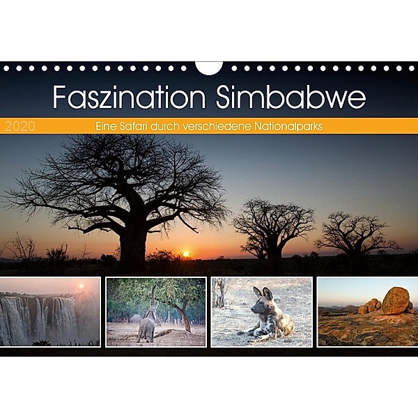 Faszination Simbabwe (Wandkalender 2020 DIN A4 quer), Angelika Stern