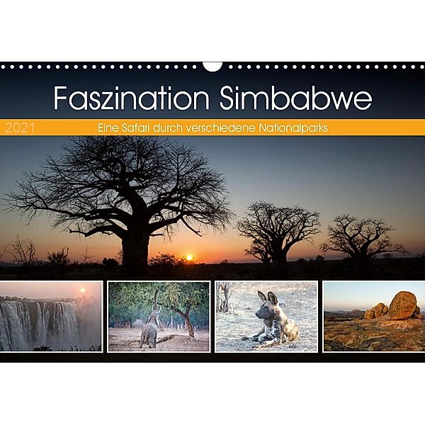 Faszination Simbabwe (Wandkalender 2021 DIN A3 quer), Angelika Stern