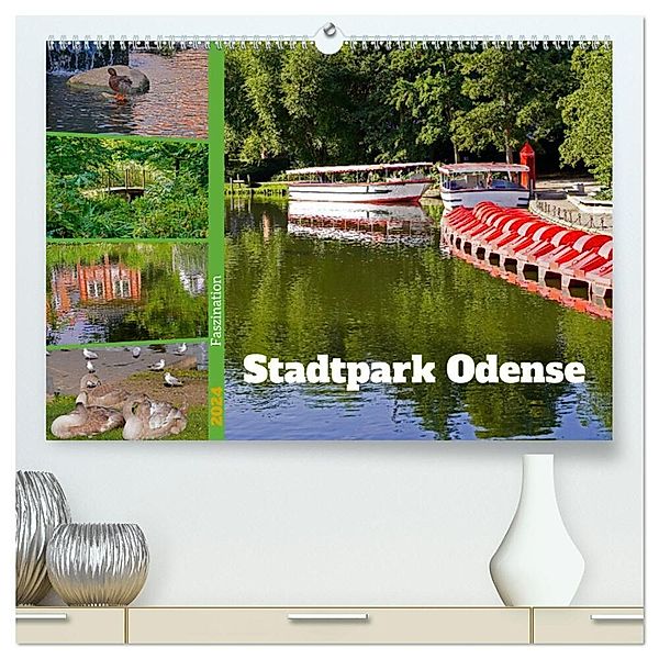 Faszination Stadtpark Odense (hochwertiger Premium Wandkalender 2024 DIN A2 quer), Kunstdruck in Hochglanz, Babett Paul - Babetts Bildergalerie