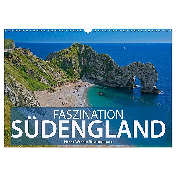 Faszination Südengland (Wandkalender 2025 DIN A3 quer), CALVENDO Monatskalender, Calvendo, Hanna Wagner