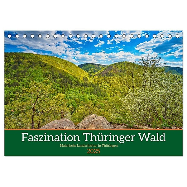 Faszination Thüringer Wald (Tischkalender 2025 DIN A5 quer), CALVENDO Monatskalender, Calvendo, Torsten Irmer