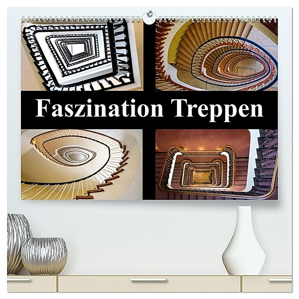 Faszination Treppen (hochwertiger Premium Wandkalender 2024 DIN A2 quer), Kunstdruck in Hochglanz, Carina Buchspies