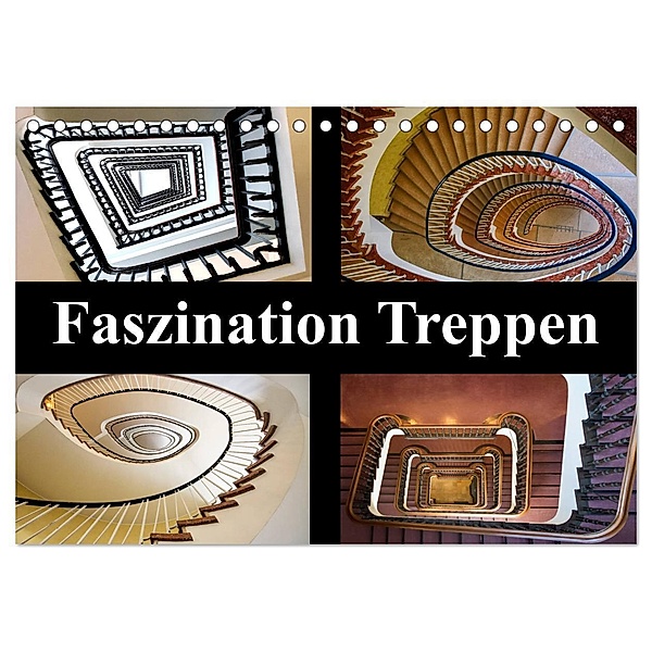 Faszination Treppen (Tischkalender 2024 DIN A5 quer), CALVENDO Monatskalender, Carina Buchspies