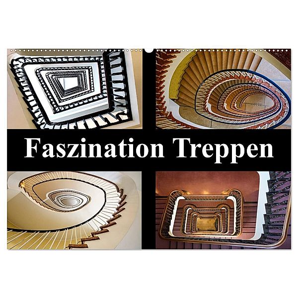 Faszination Treppen (Wandkalender 2024 DIN A2 quer), CALVENDO Monatskalender, Carina Buchspies