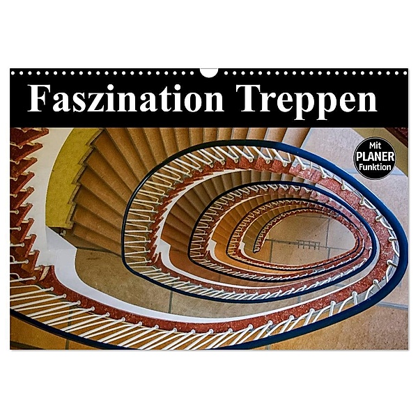 Faszination Treppen (Wandkalender 2024 DIN A3 quer), CALVENDO Monatskalender, Carina Buchspies