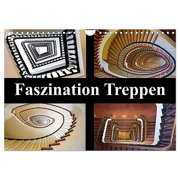 Faszination Treppen (Wandkalender 2024 DIN A4 quer), CALVENDO Monatskalender, Carina Buchspies