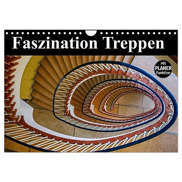 Faszination Treppen (Wandkalender 2024 DIN A4 quer), CALVENDO Monatskalender, Carina Buchspies