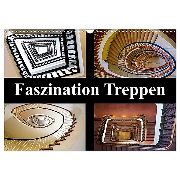 Faszination Treppen (Wandkalender 2025 DIN A3 quer), CALVENDO Monatskalender, Calvendo, Carina Buchspies