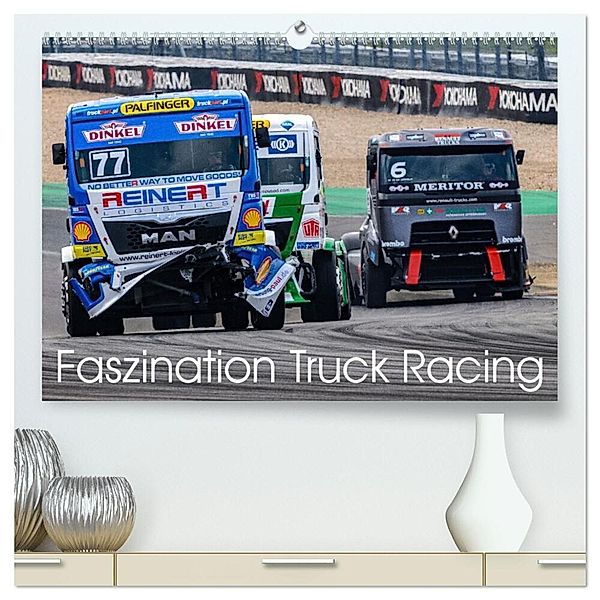 Faszination Truck Racing (hochwertiger Premium Wandkalender 2025 DIN A2 quer), Kunstdruck in Hochglanz, Calvendo, Dieter Wilczek