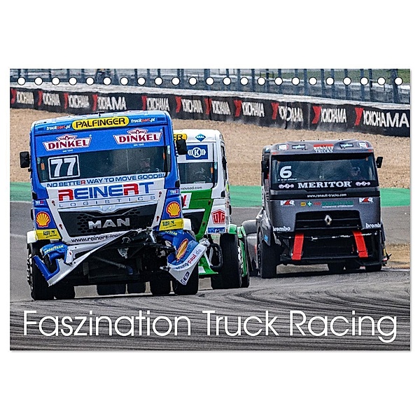 Faszination Truck Racing (Tischkalender 2024 DIN A5 quer), CALVENDO Monatskalender, Dieter Wilczek