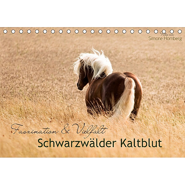 Faszination und Vielfalt - Schwarzwälder Kaltblut (Tischkalender 2019 DIN A5 quer), Simone Homberg