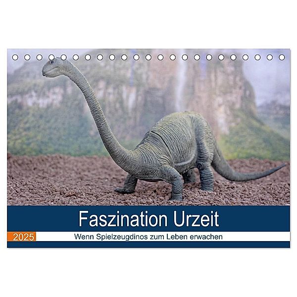 Faszination Urzeit - wenn Spielzeugdinos zum Leben erwachen (Tischkalender 2025 DIN A5 quer), CALVENDO Monatskalender, Calvendo, Thomas Bartruff