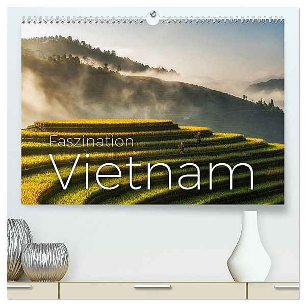 Faszination Vietnam (hochwertiger Premium Wandkalender 2025 DIN A2 quer), Kunstdruck in Hochglanz, Calvendo, M. Scott