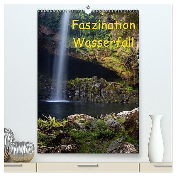 Faszination Wasserfall (hochwertiger Premium Wandkalender 2024 DIN A2 hoch), Kunstdruck in Hochglanz, Thomas Klinder
