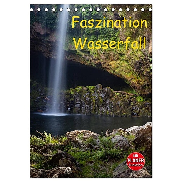 Faszination Wasserfall (Tischkalender 2024 DIN A5 hoch), CALVENDO Monatskalender, Thomas Klinder