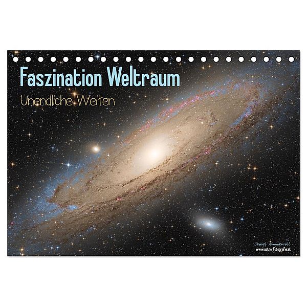 Faszination Weltraum - unendliche Weiten (Tischkalender 2025 DIN A5 quer), CALVENDO Monatskalender, Calvendo, Daniel Nimmervoll