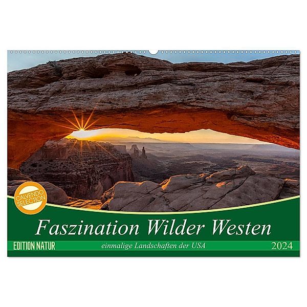 Faszination Wilder Westen (Wandkalender 2024 DIN A2 quer), CALVENDO Monatskalender, Patrick Leitz