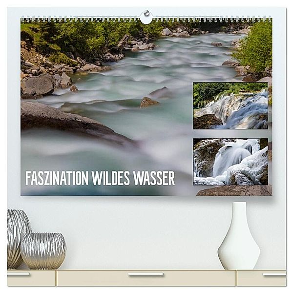 Faszination wildes Wasser (hochwertiger Premium Wandkalender 2024 DIN A2 quer), Kunstdruck in Hochglanz, MoNo-Foto