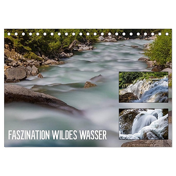 Faszination wildes Wasser (Tischkalender 2024 DIN A5 quer), CALVENDO Monatskalender, MoNo-Foto