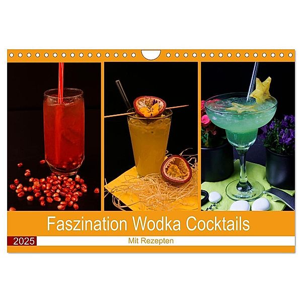Faszination Wodka Cocktail (Wandkalender 2025 DIN A4 quer), CALVENDO Monatskalender, Calvendo, Babetts Bildergalerie - Babett Paul