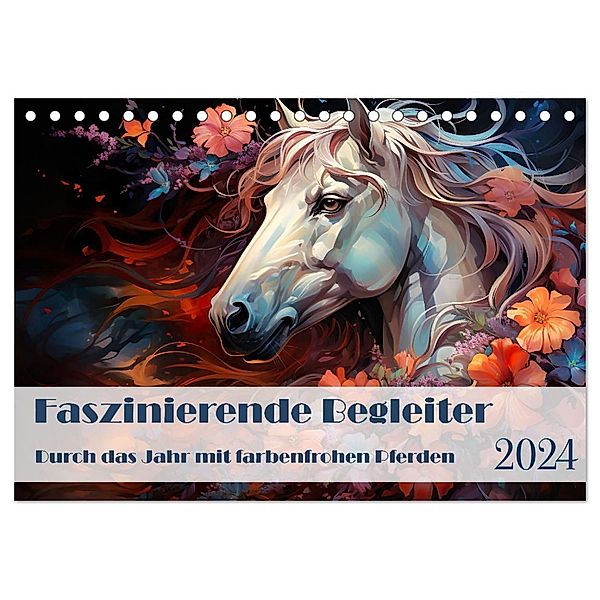 Faszinierende Begleiter (Tischkalender 2024 DIN A5 quer), CALVENDO Monatskalender, Calvendo, Ally Bee