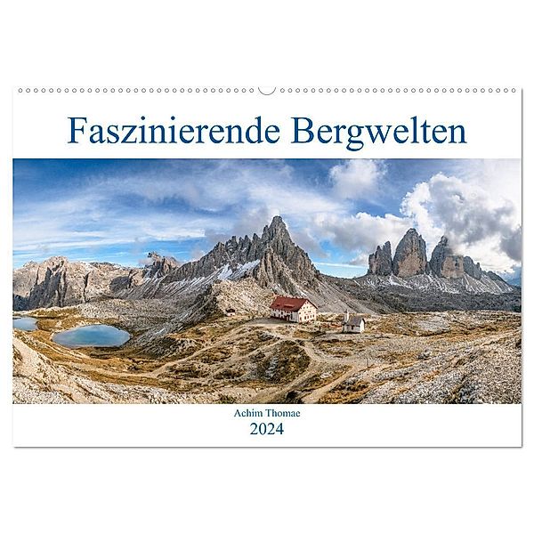 Faszinierende Bergwelten (Wandkalender 2024 DIN A2 quer), CALVENDO Monatskalender, Achim Thomae