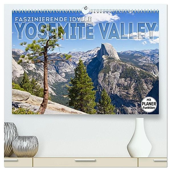 Faszinierende Idylle YOSEMITE VALLEY (hochwertiger Premium Wandkalender 2025 DIN A2 quer), Kunstdruck in Hochglanz, Calvendo, Melanie Viola