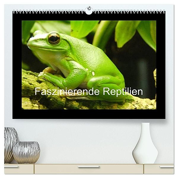 Faszinierende Reptilien (hochwertiger Premium Wandkalender 2024 DIN A2 quer), Kunstdruck in Hochglanz, Sven Herkenrath