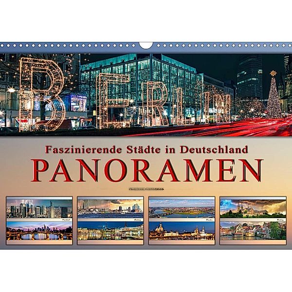 Faszinierende Städte in Deutschland -  Panoramen (Wandkalender 2023 DIN A3 quer), Peter Roder