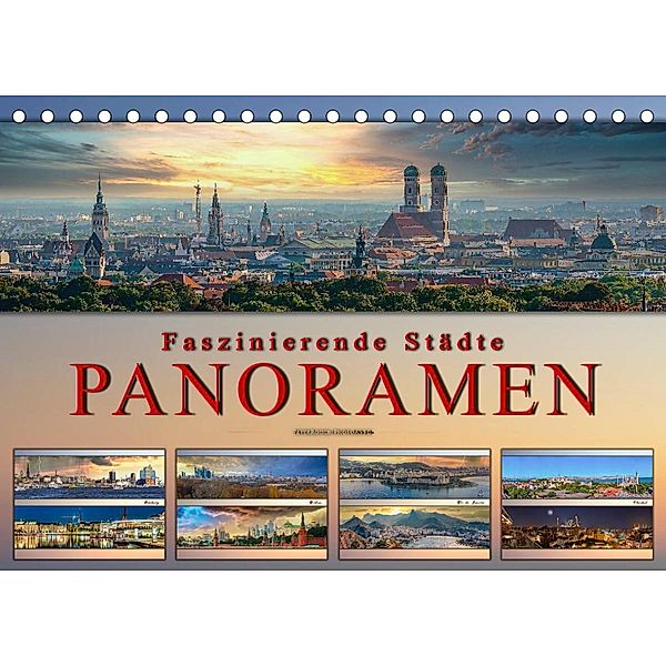 Faszinierende Städte, Panoramen (Tischkalender 2023 DIN A5 quer), Peter Roder