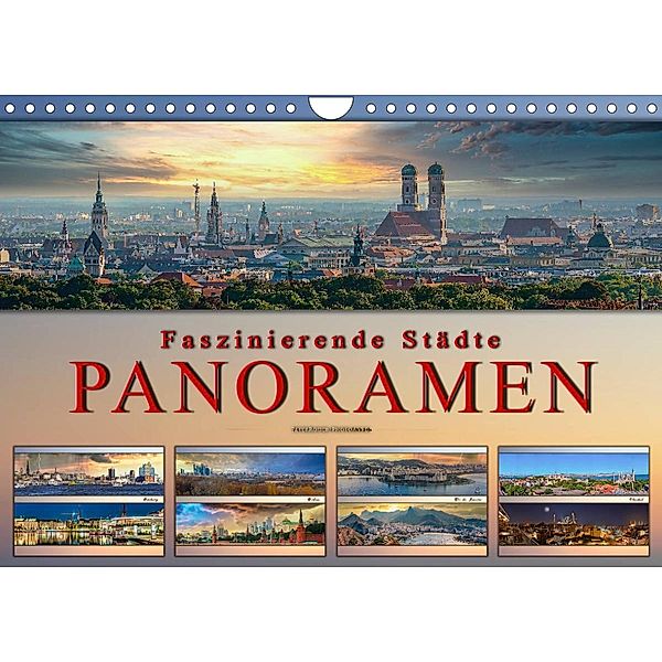Faszinierende Städte, Panoramen (Wandkalender 2023 DIN A4 quer), Peter Roder