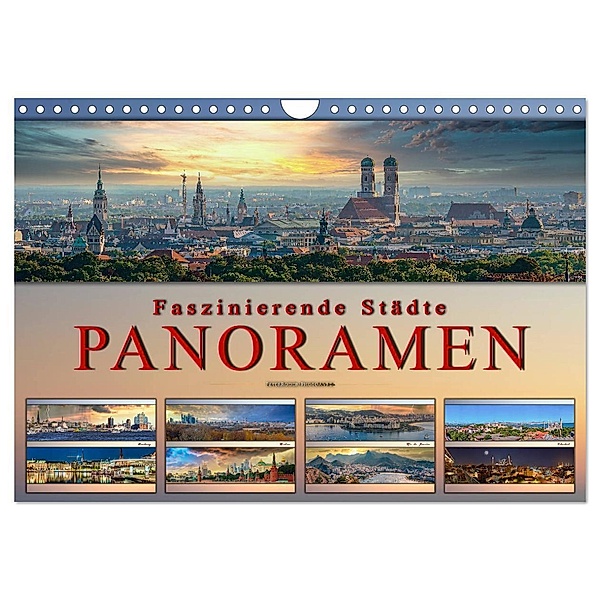 Faszinierende Städte, Panoramen (Wandkalender 2025 DIN A4 quer), CALVENDO Monatskalender, Calvendo, Peter Roder