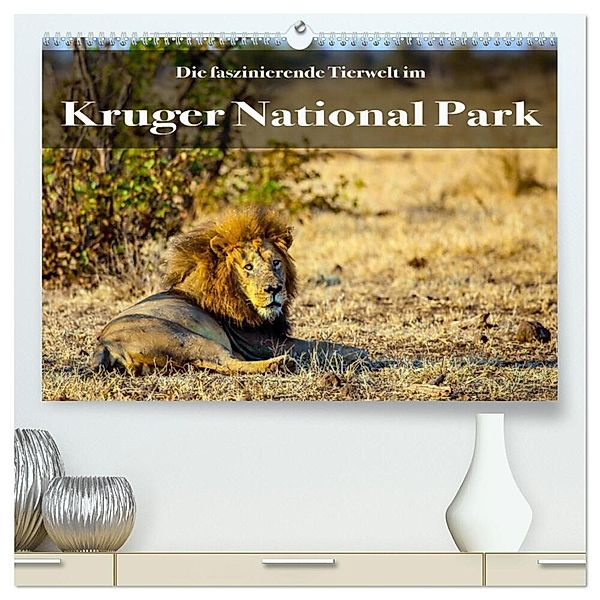 Faszinierende Tierwelt des Kruger National Parks (hochwertiger Premium Wandkalender 2024 DIN A2 quer), Kunstdruck in Hochglanz, Stephan Henting