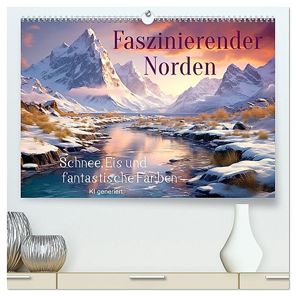 Faszinierender Norden (hochwertiger Premium Wandkalender 2025 DIN A2 quer), Kunstdruck in Hochglanz, Calvendo, Cathrin Illgen