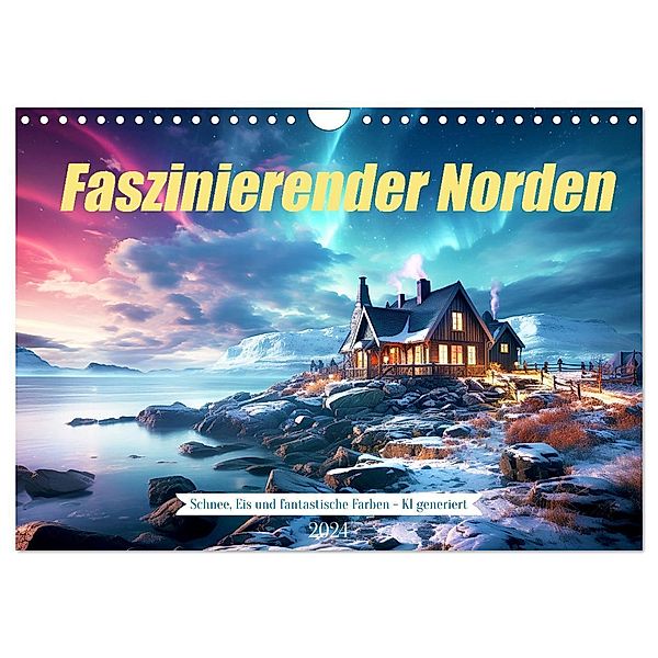 Faszinierender Norden (Wandkalender 2024 DIN A4 quer), CALVENDO Monatskalender, Cathrin Illgen
