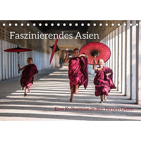 Faszinierendes Asien - Eine Kulturreise in den Fernen Osten (Tischkalender 2022 DIN A5 quer), Matteo Colombo