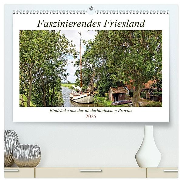 Faszinierendes Friesland (hochwertiger Premium Wandkalender 2025 DIN A2 quer), Kunstdruck in Hochglanz, Calvendo, Marijke Lichte