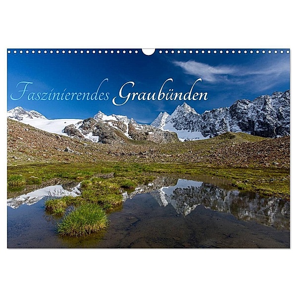 Faszinierendes Graubünden (Wandkalender 2024 DIN A3 quer), CALVENDO Monatskalender, Armin Mathis