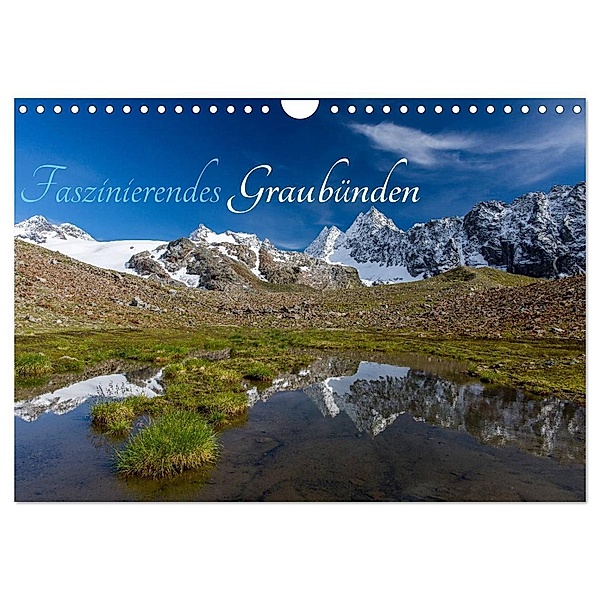 Faszinierendes Graubünden (Wandkalender 2024 DIN A4 quer), CALVENDO Monatskalender, Armin Mathis