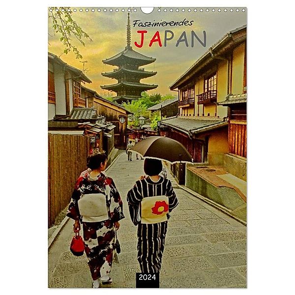 Faszinierendes Japan 2024 (Wandkalender 2024 DIN A3 hoch), CALVENDO Monatskalender, York Bretzler