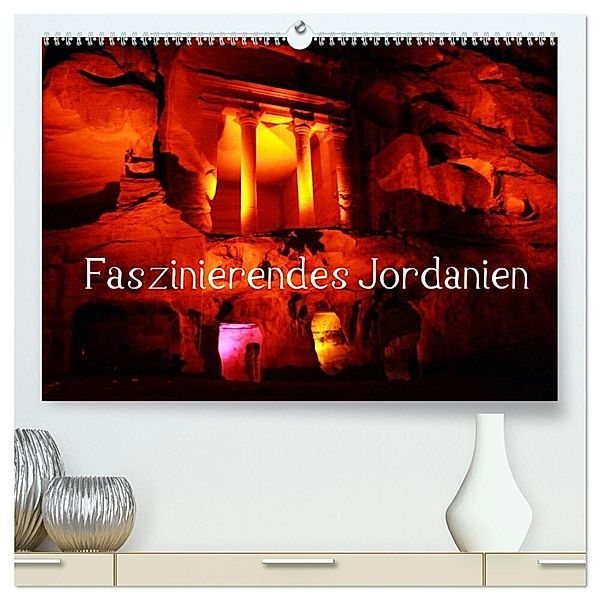 Faszinierendes Jordanien (hochwertiger Premium Wandkalender 2024 DIN A2 quer), Kunstdruck in Hochglanz, Karsten-Thilo Raab