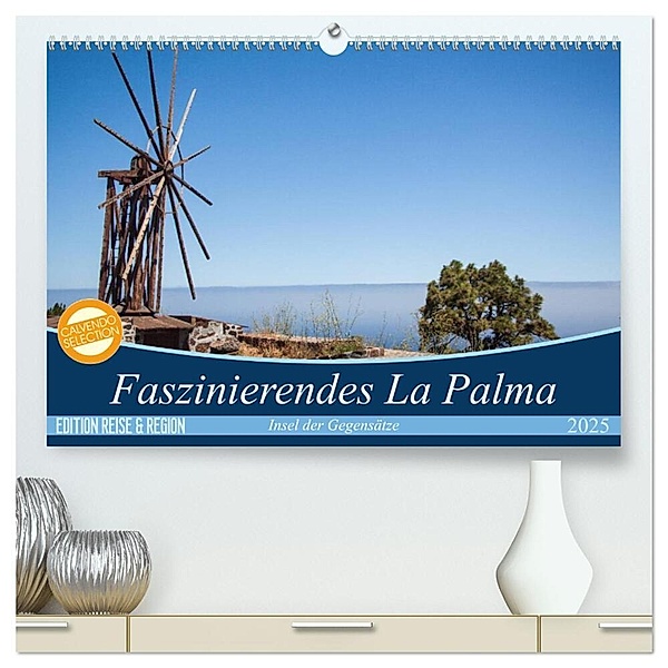 Faszinierendes La Palma (hochwertiger Premium Wandkalender 2025 DIN A2 quer), Kunstdruck in Hochglanz, Calvendo, ralf kaiser