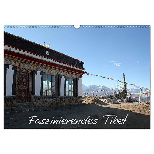 Faszinierendes Tibet (Wandkalender 2024 DIN A3 quer), CALVENDO Monatskalender, Xiaolueren