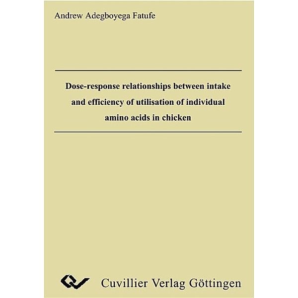 Fatufe, A: Dose-response relationships between intake and ef, Andrew Adegboyega Fatufe