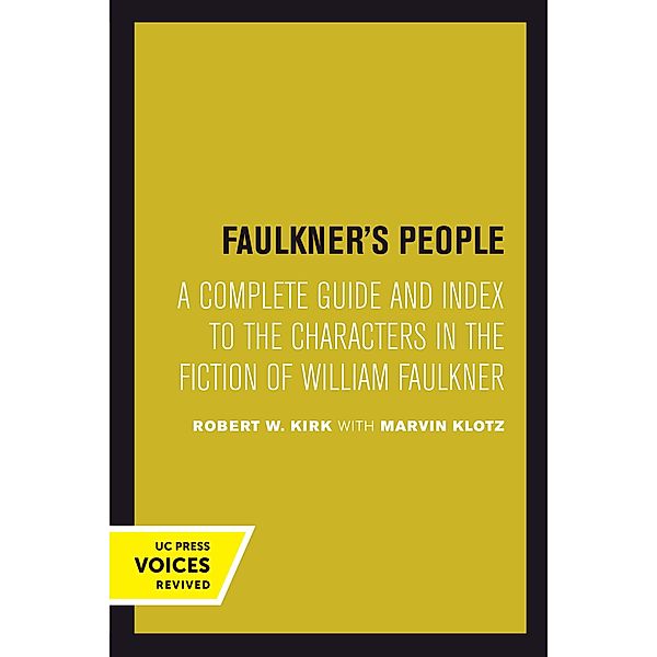 Faulkner's People, Robert W. Kirk