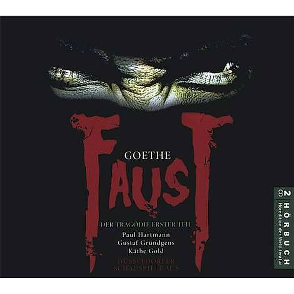 Faust, Der Tragödie erster Teil, 2 Audio-CDs, Johann Wolfgang von Goethe