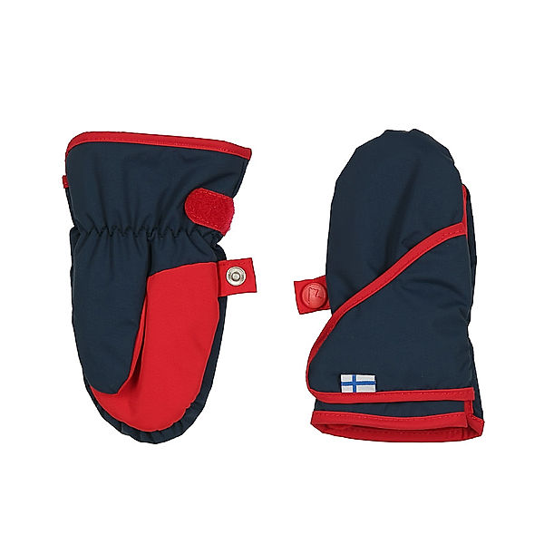 finkid Fausthandschuhe LAPANEN mit Innenfleece in navy/red