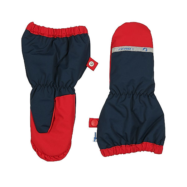 finkid Fausthandschuhe PAKKANEN mit Innenfleece in navy/red